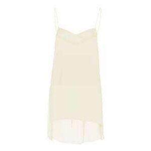 ARJE The Ana Oriental Silk Cami Top Vanilla XS Made in Portugal Italian Fabric